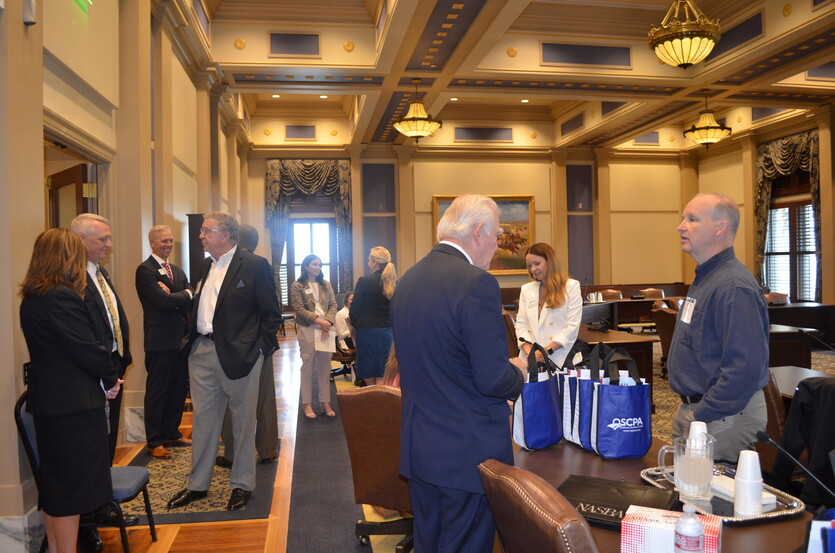 Members and legislators network at the 2022 Meet Your Legislator event